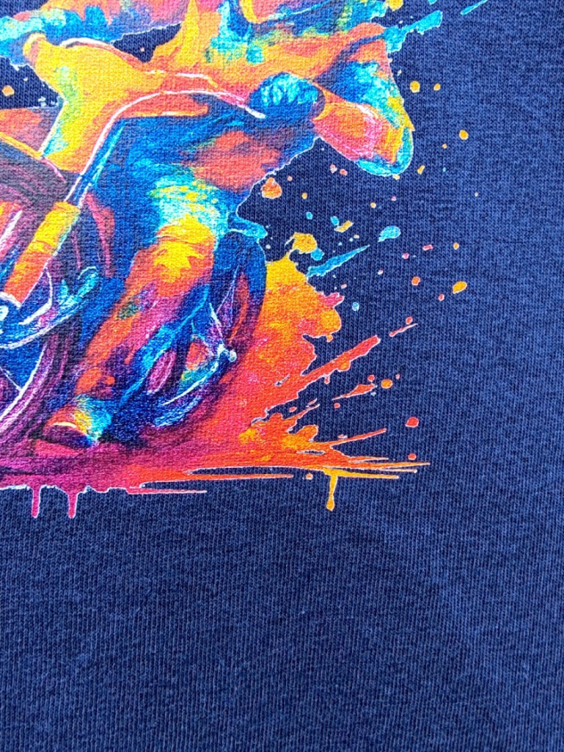 Speedway rider multicolour t-shirt