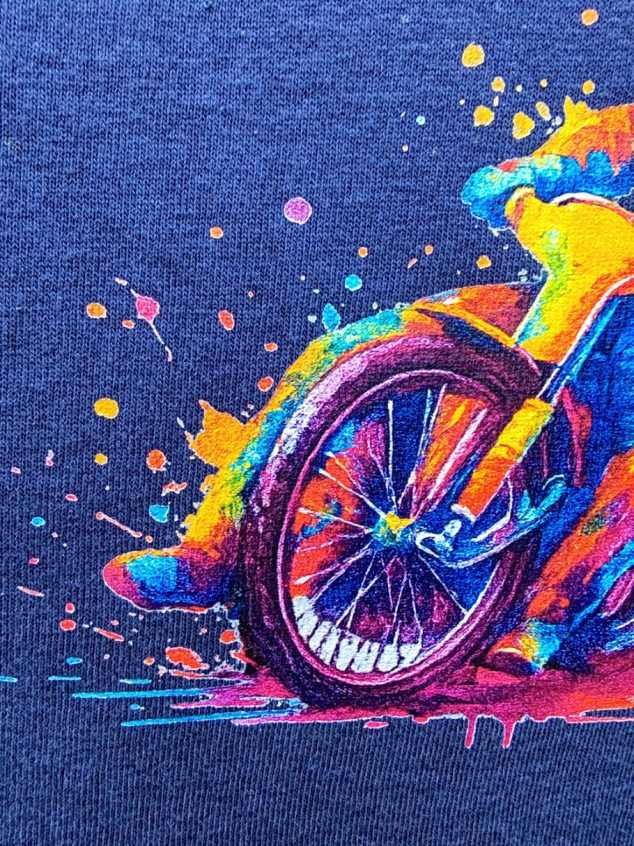 Speedway rider multicolour t-shirt