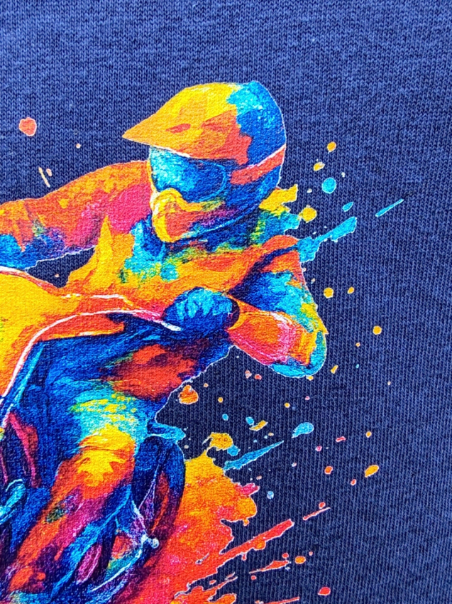 Speedway rider multicolour t-shirt