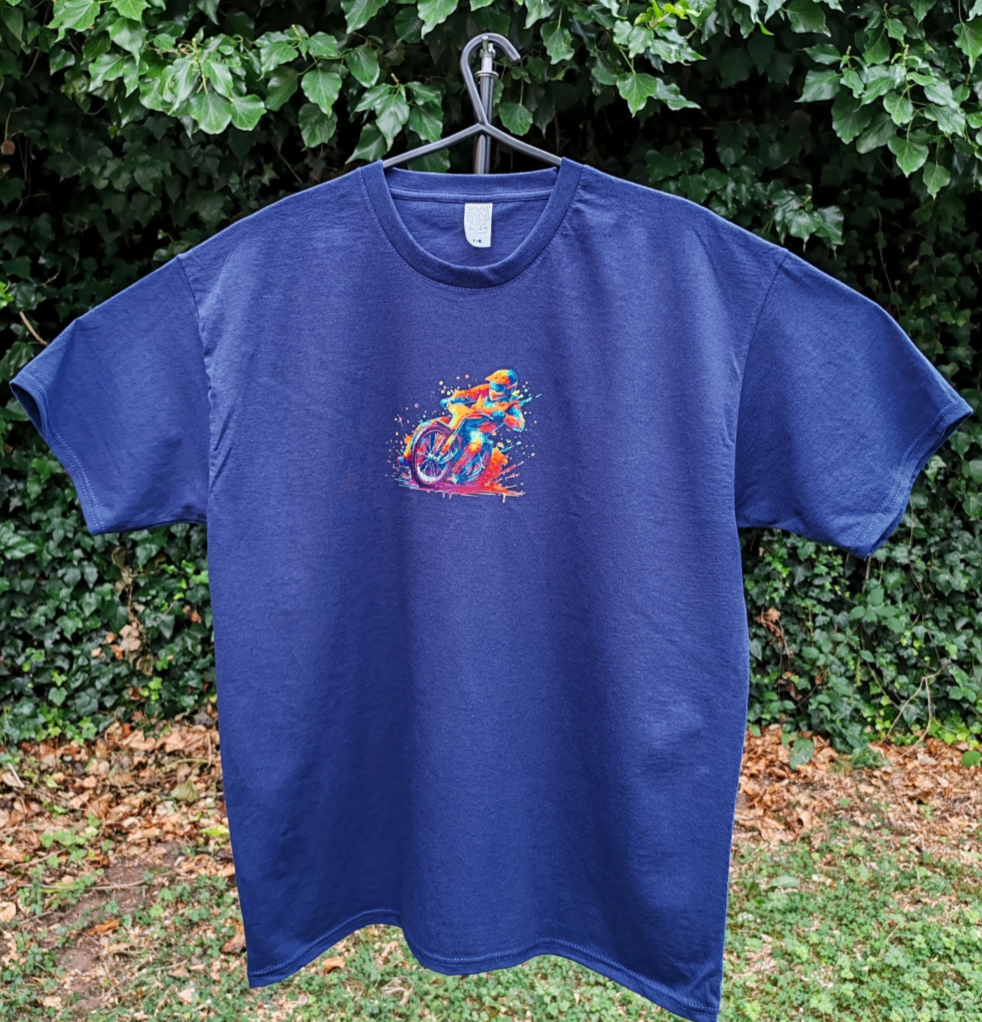 Speedway rider multicolour t-shirt