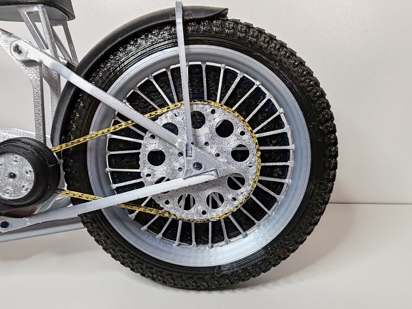 Speedway Bike Model 1/7 scale