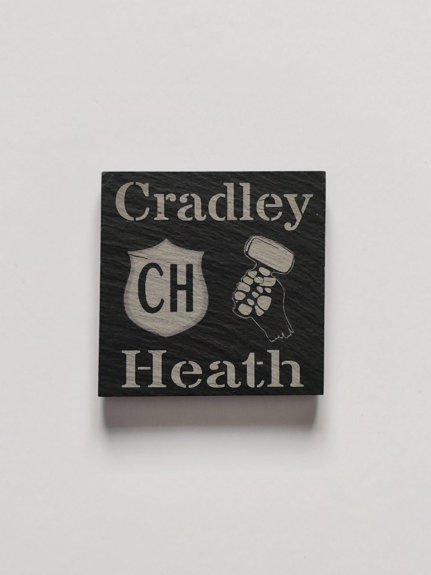 Cradley Heath Slate Coaster 10cm