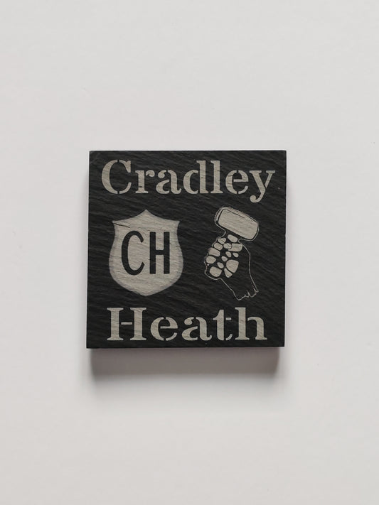 Cradley Heath Slate Coaster 10cm